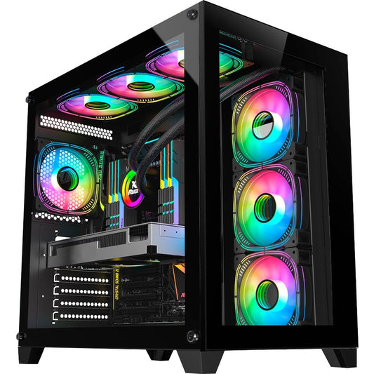 Gabinete Gamer K-mex Aquário Space ATX CG-P2R4 Sem Fans