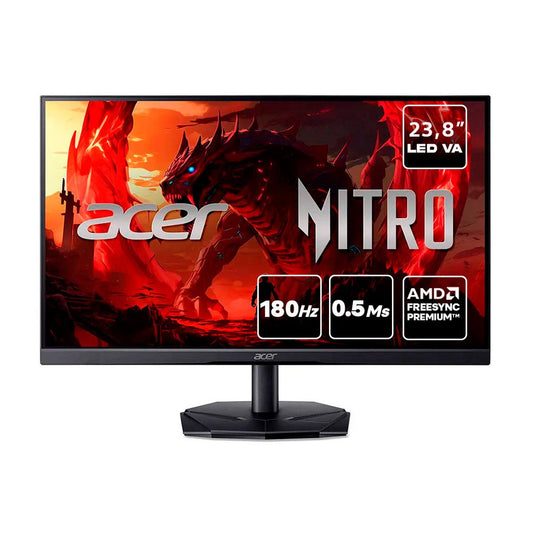 Monitor Gamer Acer Nitro 23,8" KG241Y Full HD AMD VA 180Hz 0.5ms FreeSync Bivolt